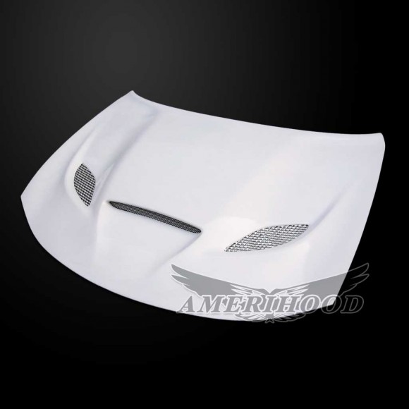 Amerihood Fiberglass Hellcat Style Hood 15-23 Dodge Charger